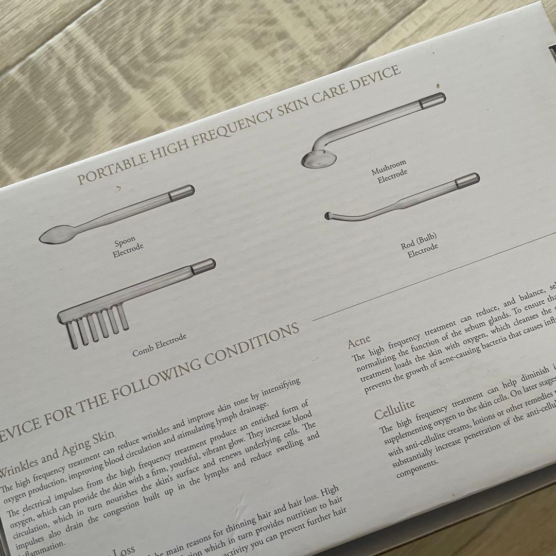 シワ改善に！エドガーケーシー療法/バイオレットレイ高周波ワンドアルゴンガス