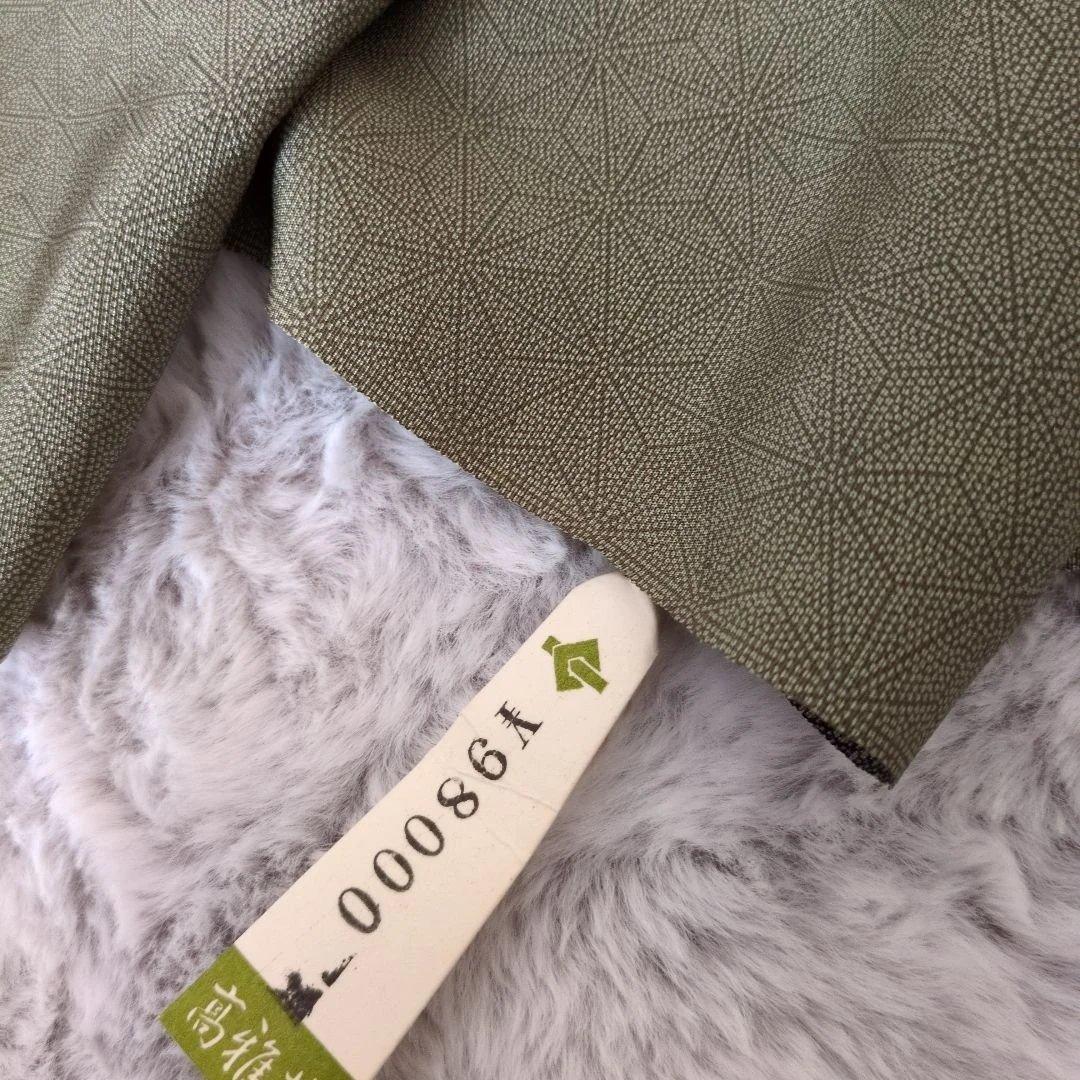 伊勢型江戸小紋　両面染　絹100%