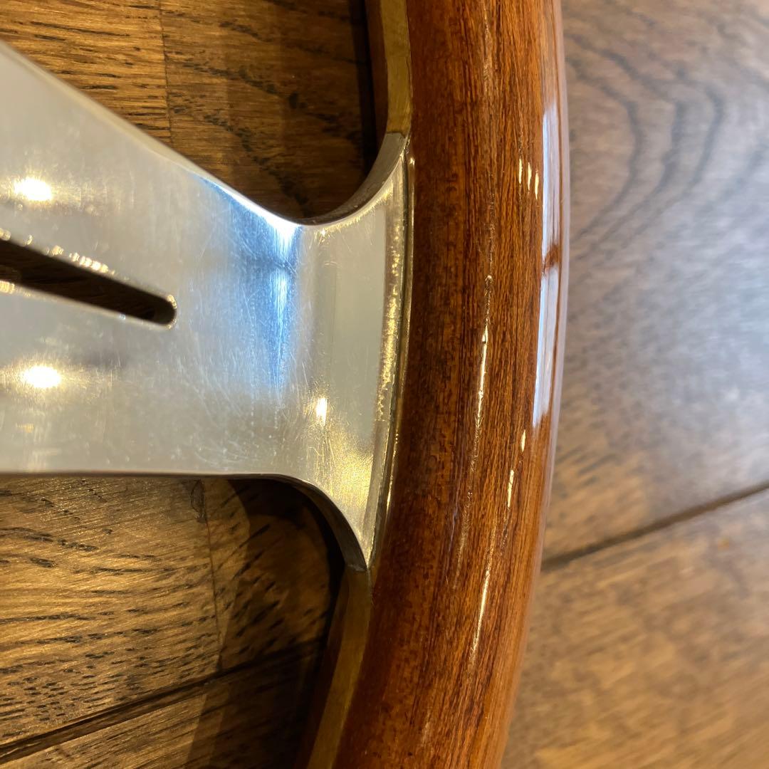 ナルディ　ウッドステアリング　サイドスポーク　36パイ