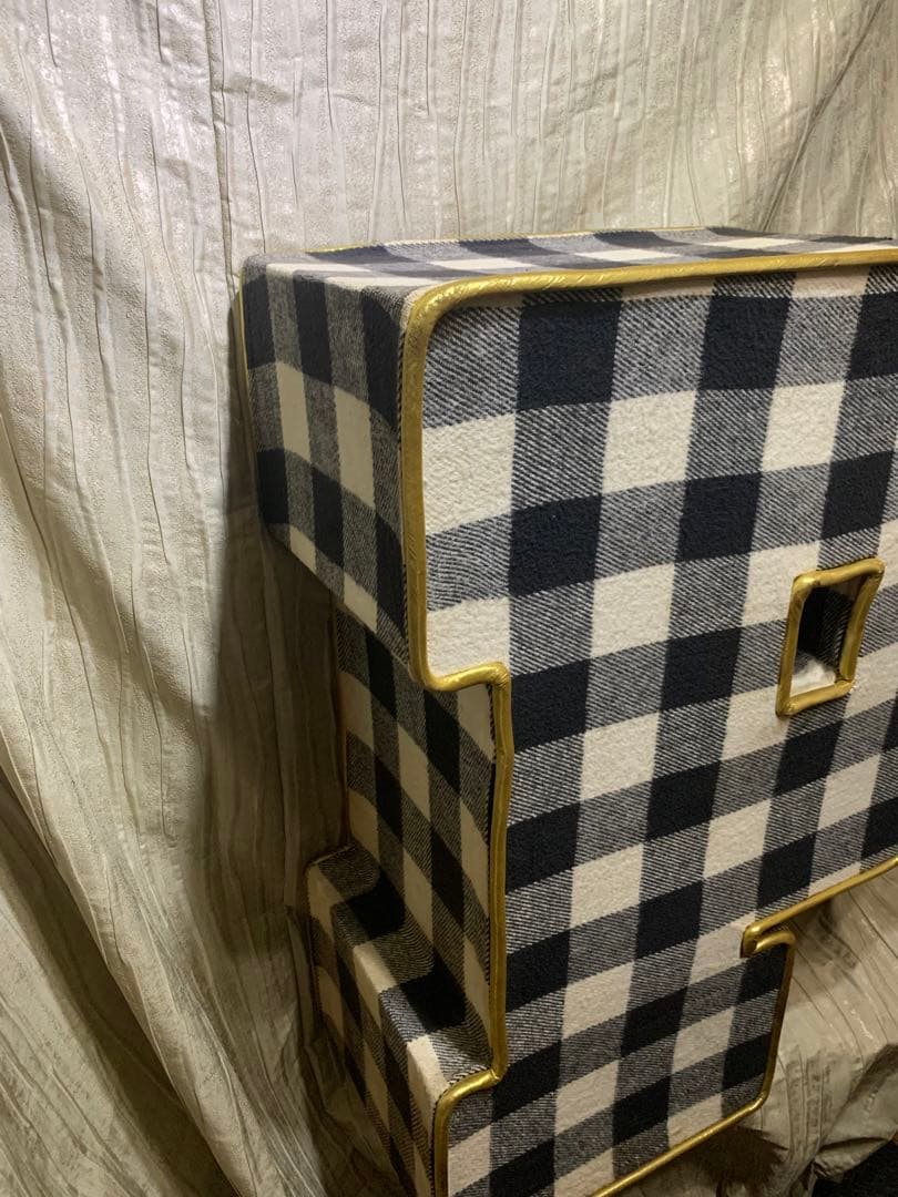 アルファベット　バッファローチェック　看板　特大