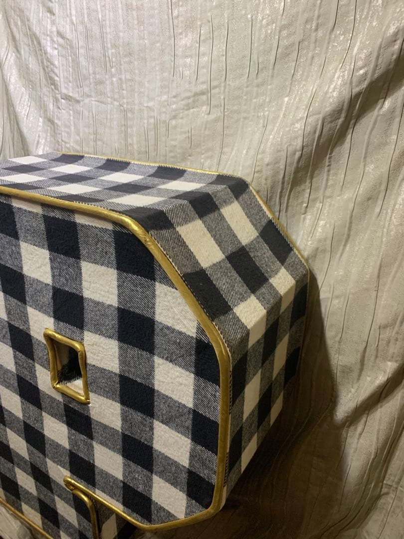 アルファベット　バッファローチェック　看板　特大