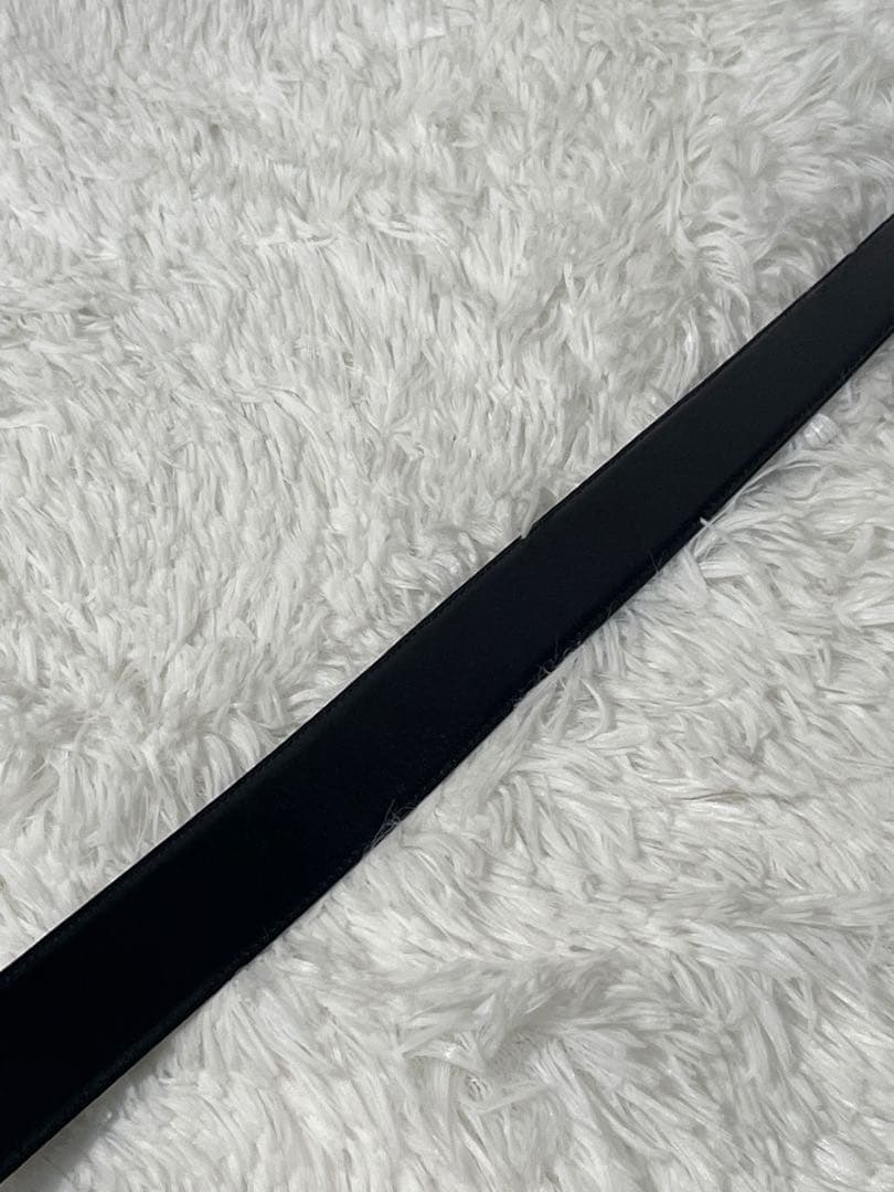 CELINE セリーヌ 馬車バックル 本革　レザーベルト ブラック ゴールド