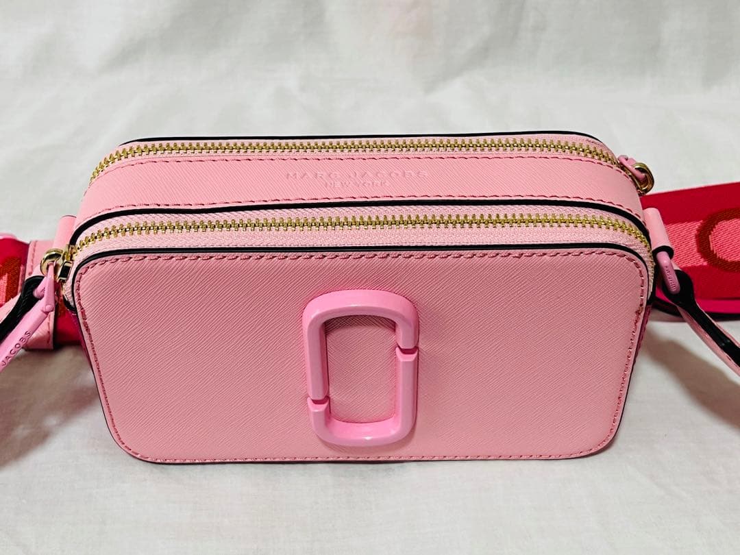 MARC JACOBS スナップショット カメラバッグ ピンクローズ