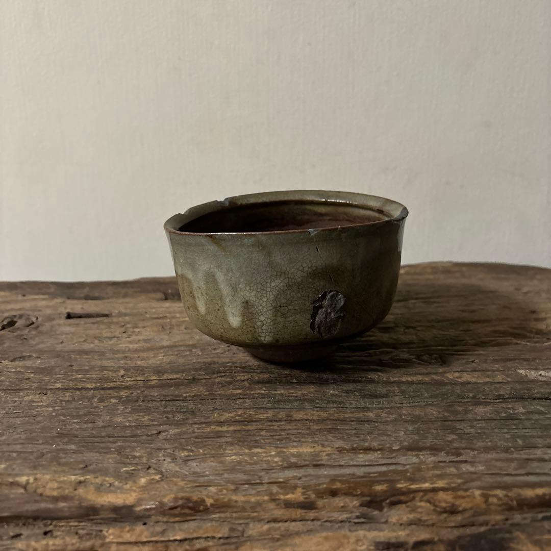 木原　唐津茶碗　陶片　骨董　茶道具　古陶磁　古伊万里アンティーク　李朝　古伊万里