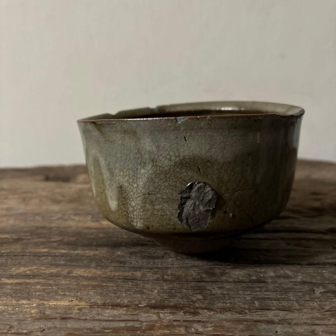 木原　唐津茶碗　陶片　骨董　茶道具　古陶磁　古伊万里アンティーク　李朝　古伊万里