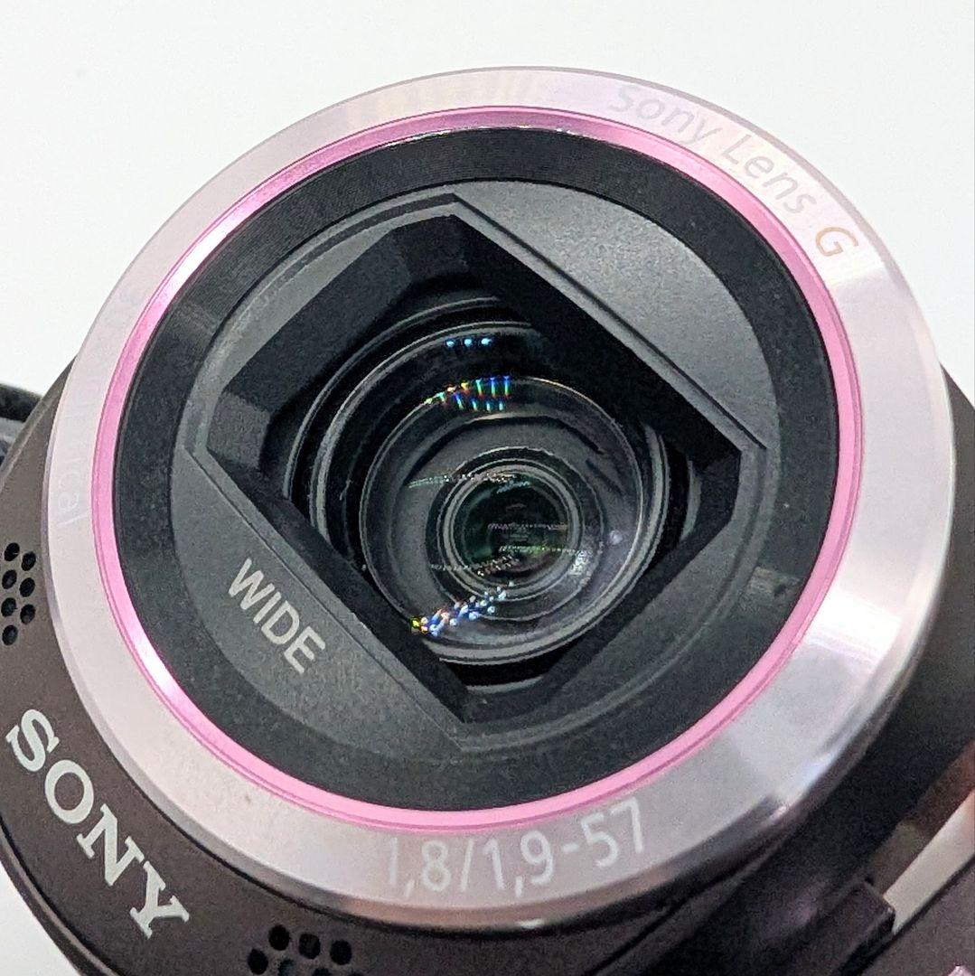 【極美品】SONY Handycam HDR-CX390 ボルドーブラウン