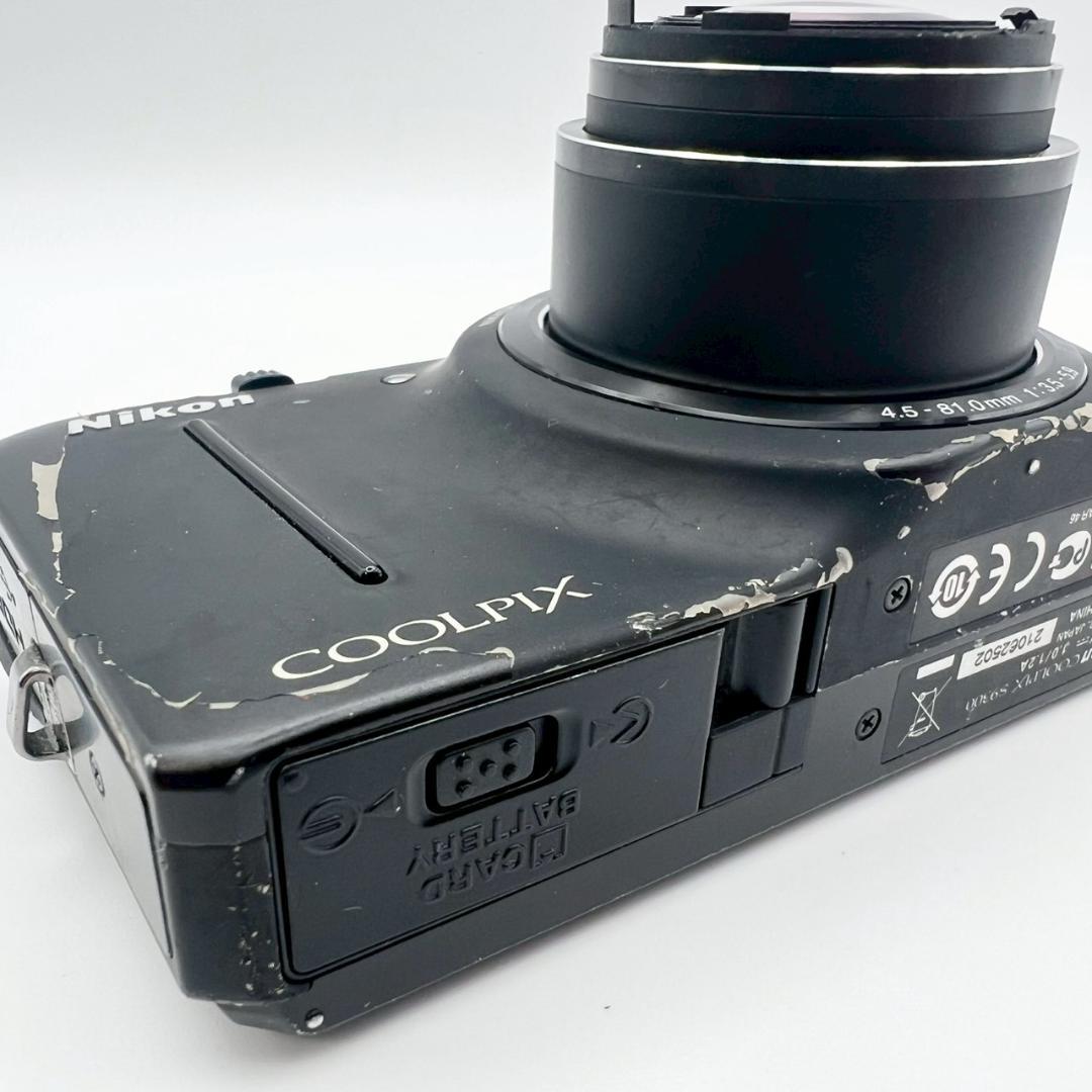 【動作品】Nikon COOLPIX S9300 コンデジ ブラック 動作確認済