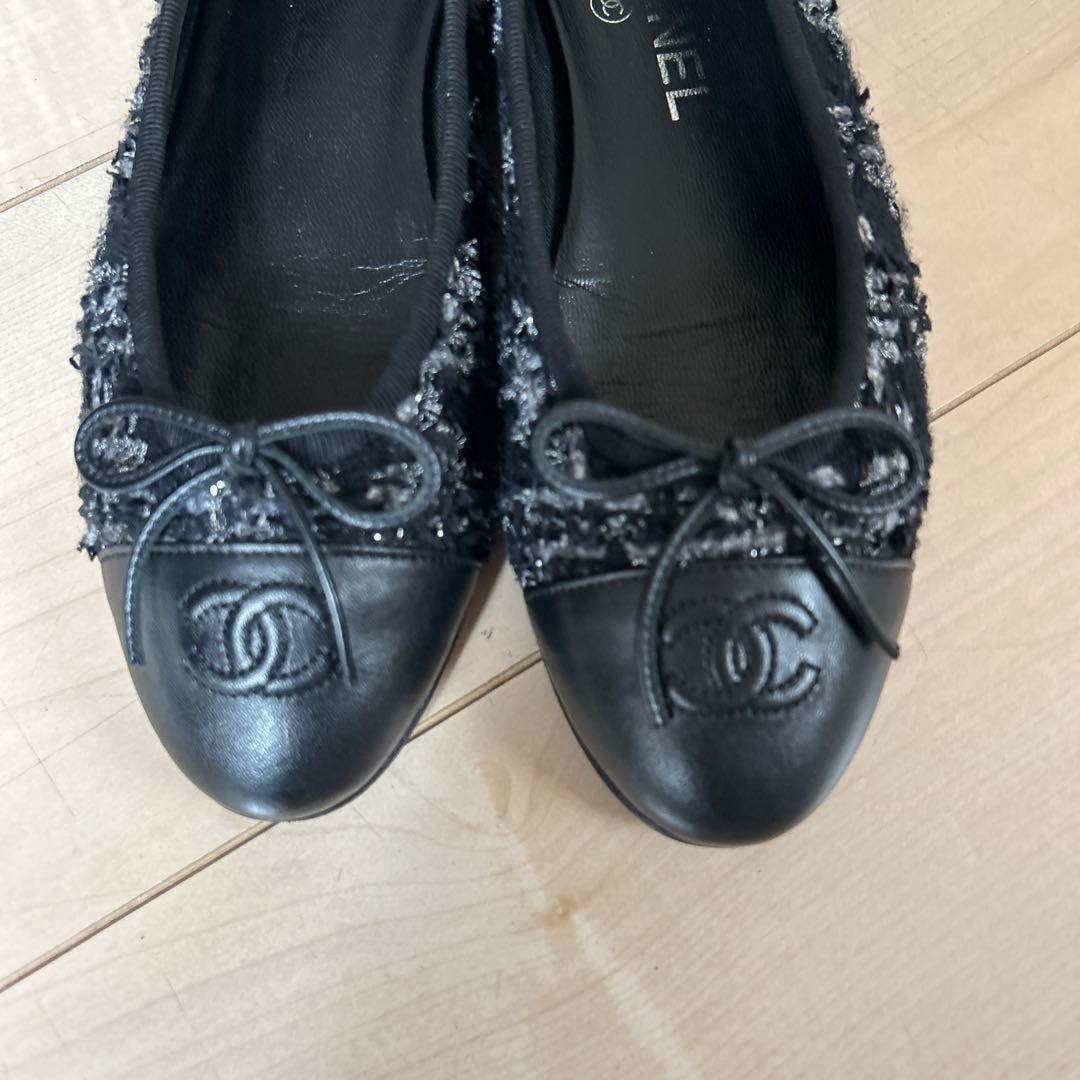 CHANEL バレリーナ・シャネル 37,5