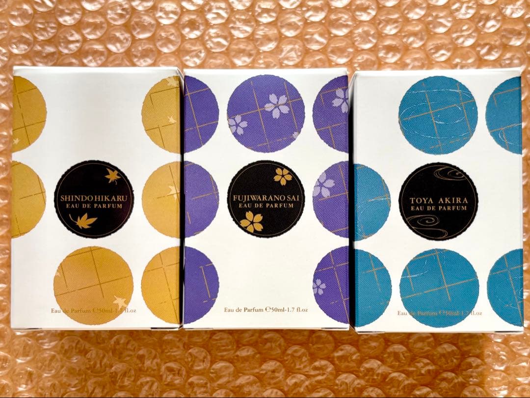 ヒカルの碁 ヒカ碁 オードパルファム ① ヒカル 佐為 アキラ ３種セット