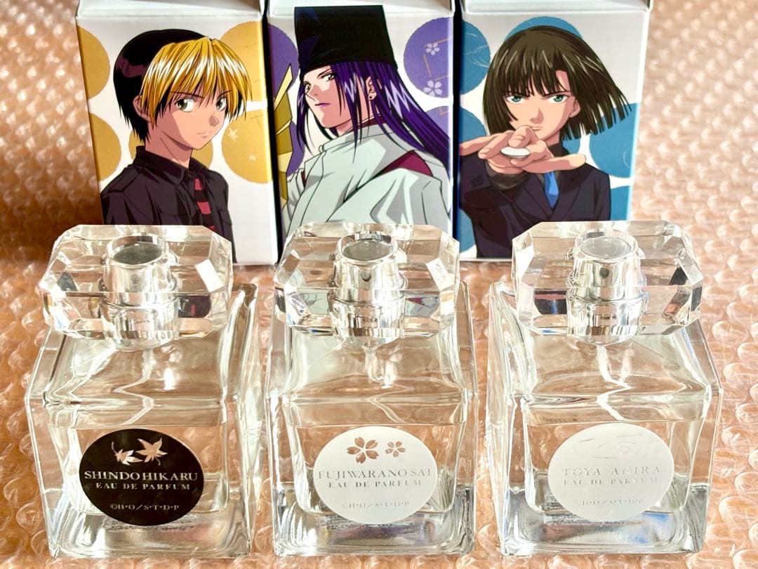 ヒカルの碁 ヒカ碁 オードパルファム ① ヒカル 佐為 アキラ ３種セット