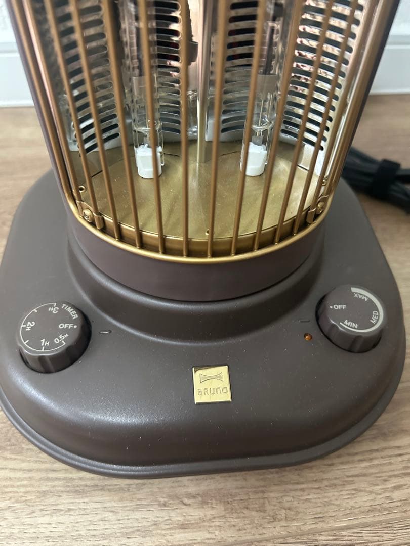 【新品未使用】BRUNO セラミックファンヒーター ブラウン