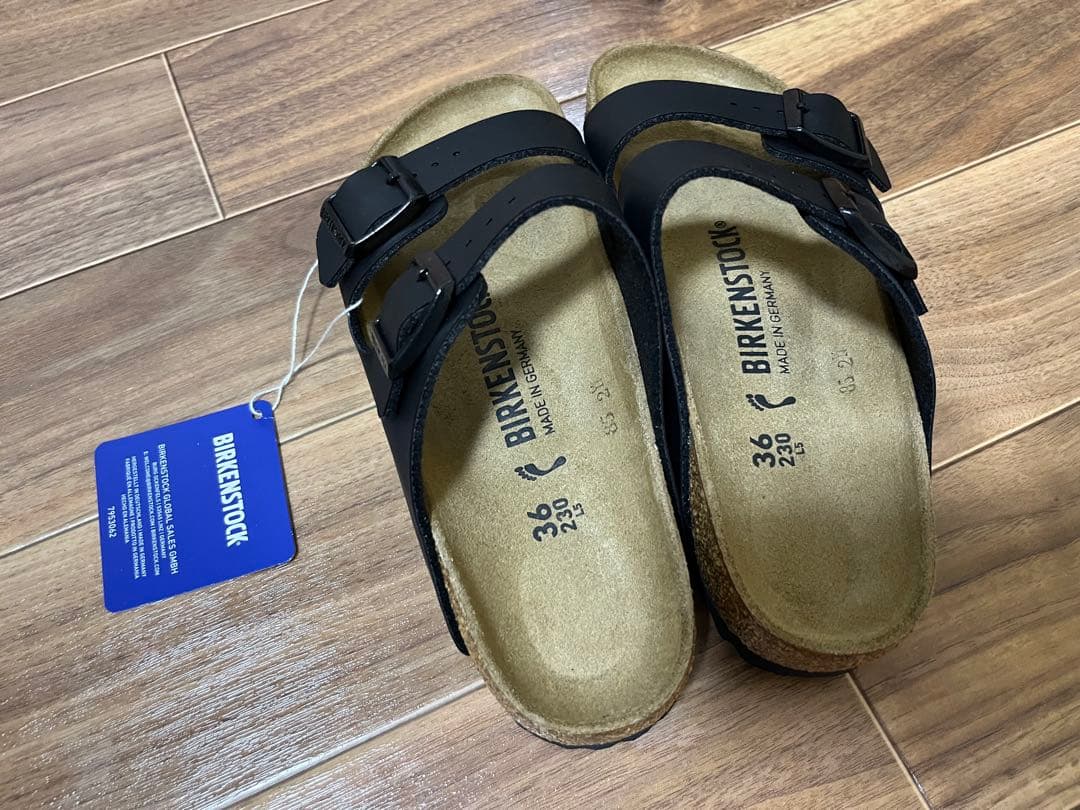 新品★BIRKENSTOCK ブラック サンダル 36