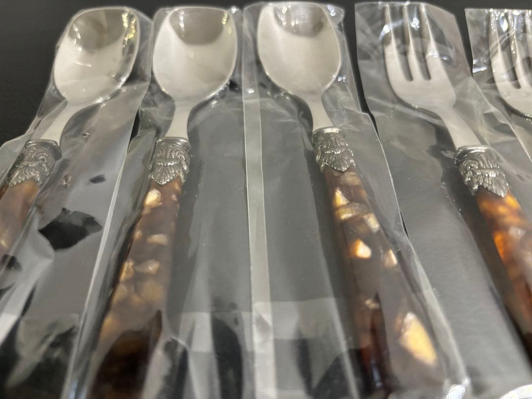 新品 イタリア製 エメ eme ティースプーン ティーフォーク 13本