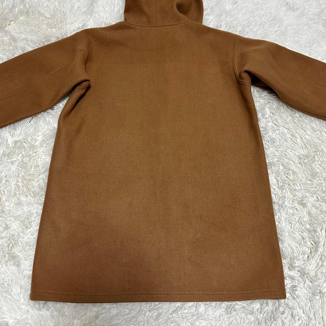 美品　AURALEE ヘビーメルトンコート　ユニセックス　フード　キャメル　1