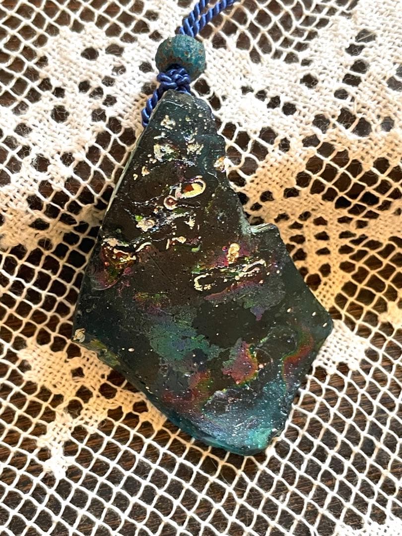お取り置き中専用です♪ローマンガラスペンダント