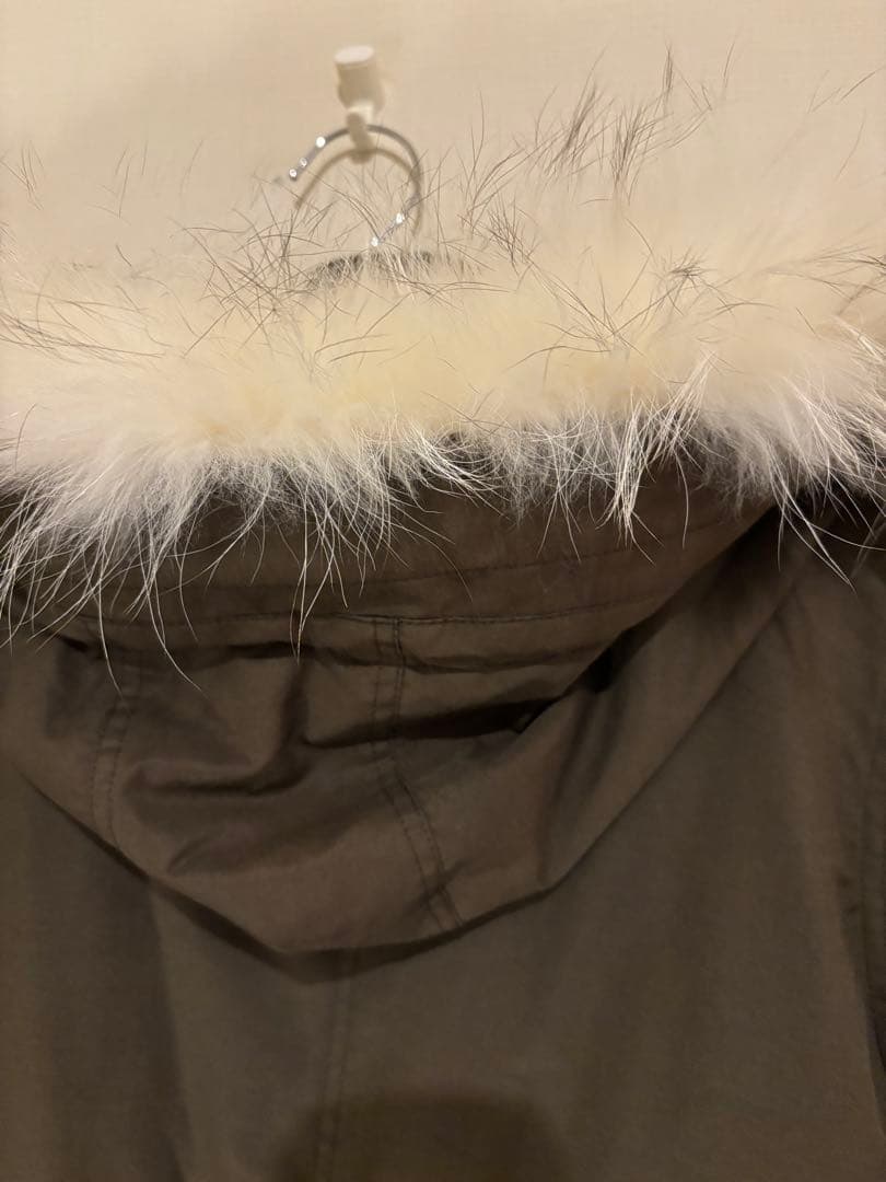 【極美品】イエナ　IENA モッズコート　38サイズ　カーキ　ラクーンファー