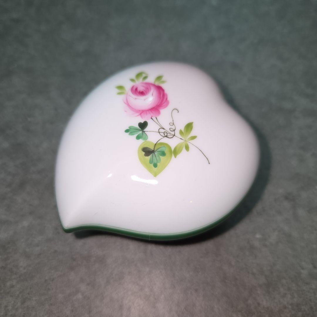 Herend ヘレンド ウィーンの薔薇 ハート ボンボニエール 小箱 VRH