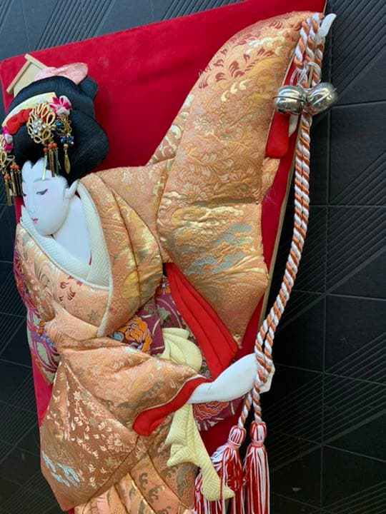 羽子板のみ　28号　弥生　押し絵