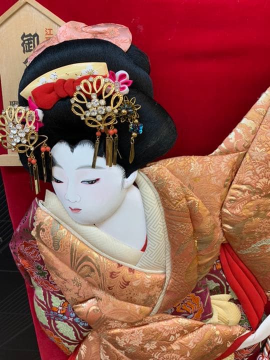 羽子板のみ　28号　弥生　押し絵