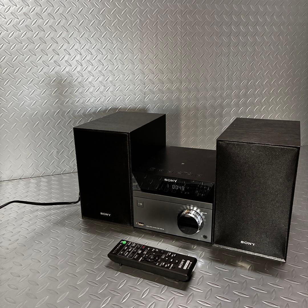【美品】SONY ミニコンポ CMT-SBT40 リモコン ラジオアンテナ付属