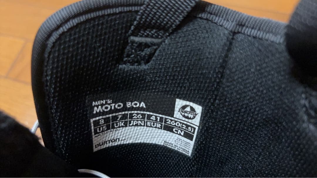 Burton MOTO BOA スノーボードブーツ 26センチ
