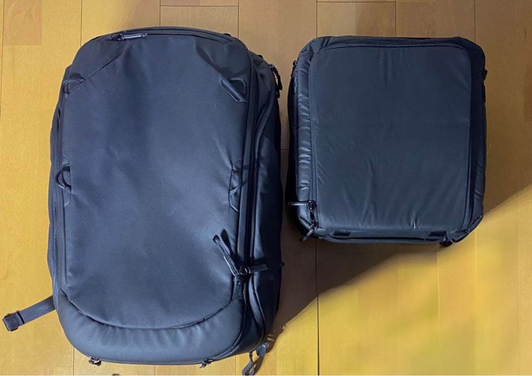 Peak Designトラベルバックパック45L・カメラキューブM