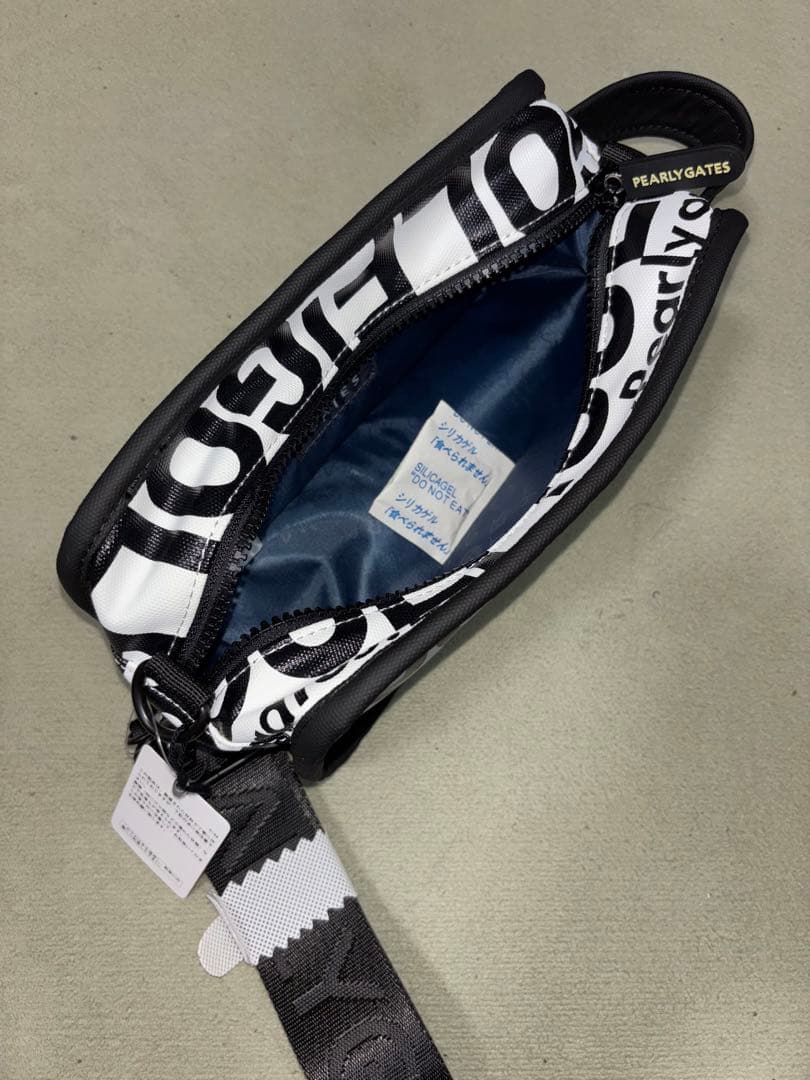 （新品）パーリーゲイツ、GOLFロゴシリーズ、マルチポーチ、ショルダーバッグ