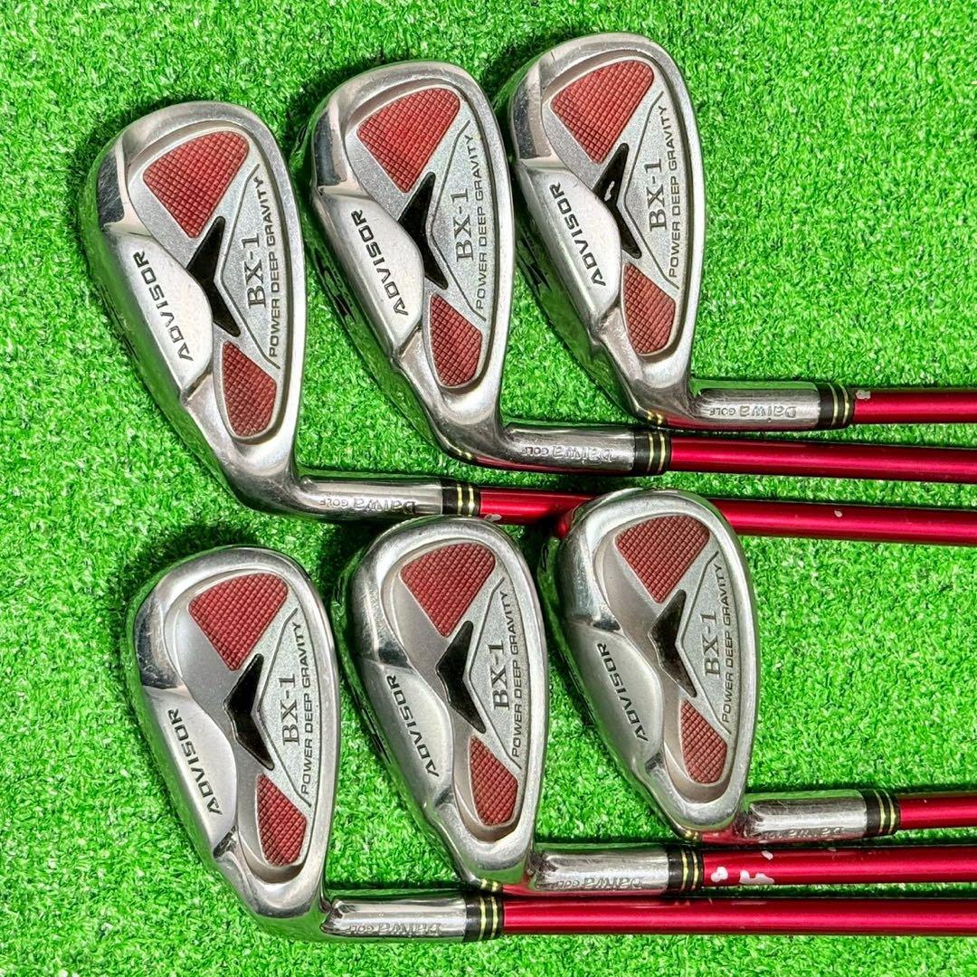 レフティー 左利き ADVISOR ゴルフクラブセット 9本 Sフレックス