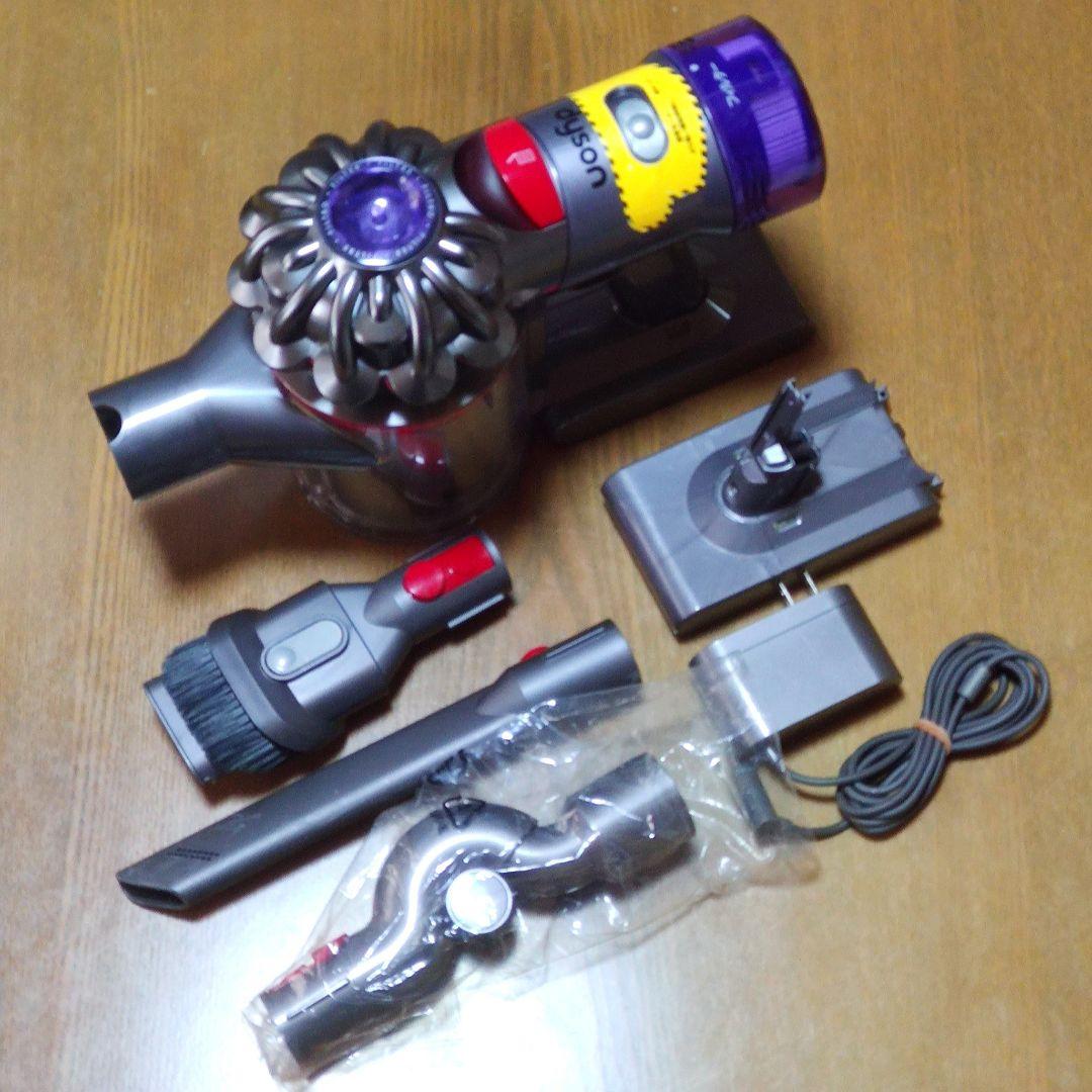 ダイソンV8 SV10K掃除機 完全分解清掃済み動作品 純正バッテリー２つセット