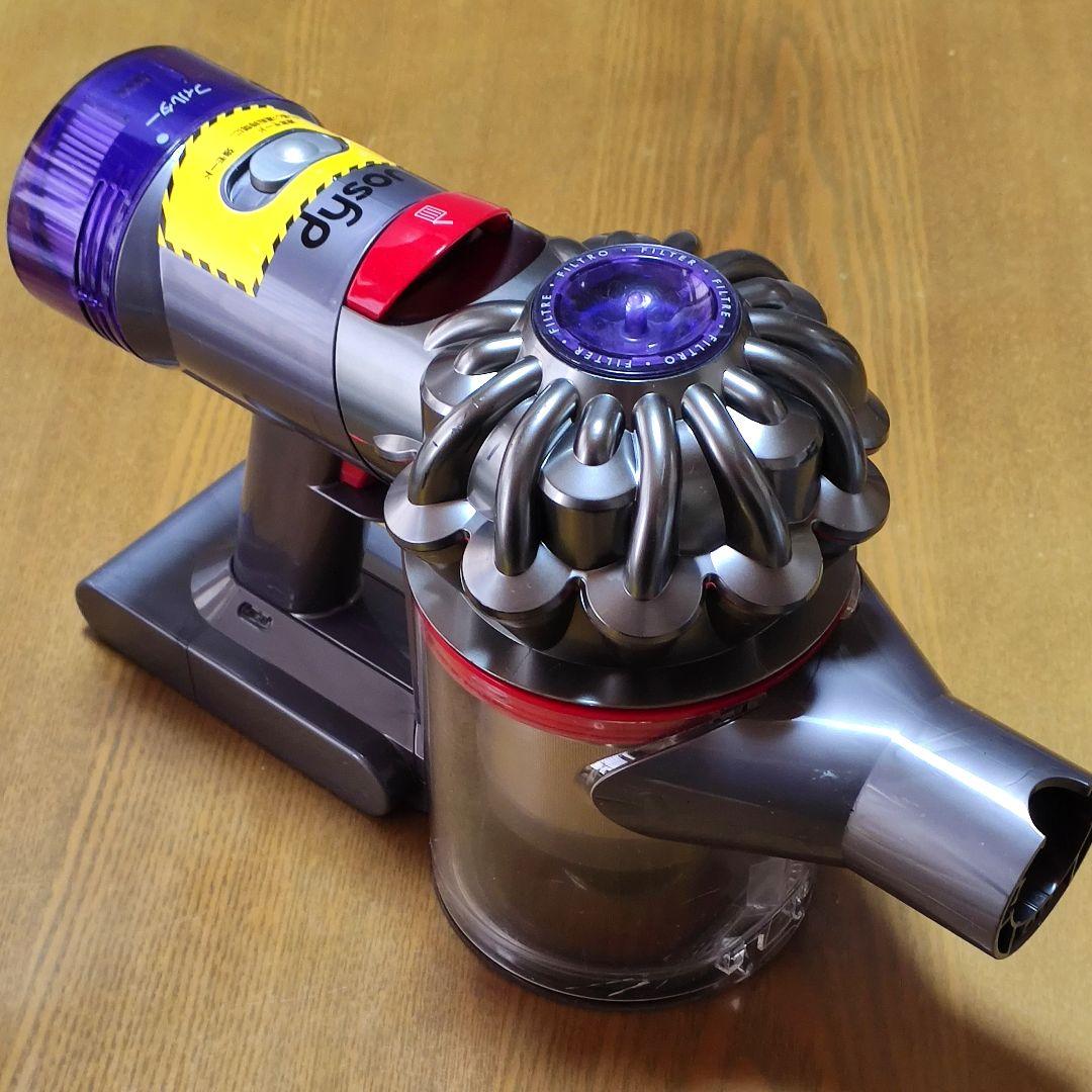 ダイソンV8 SV10K掃除機 完全分解清掃済み動作品 純正バッテリー２つセット