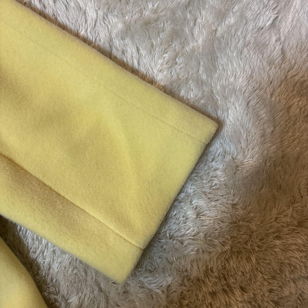 美品＊NOLLEY'S ノーカラーハーフコート　MANTECO オーバーサイズ