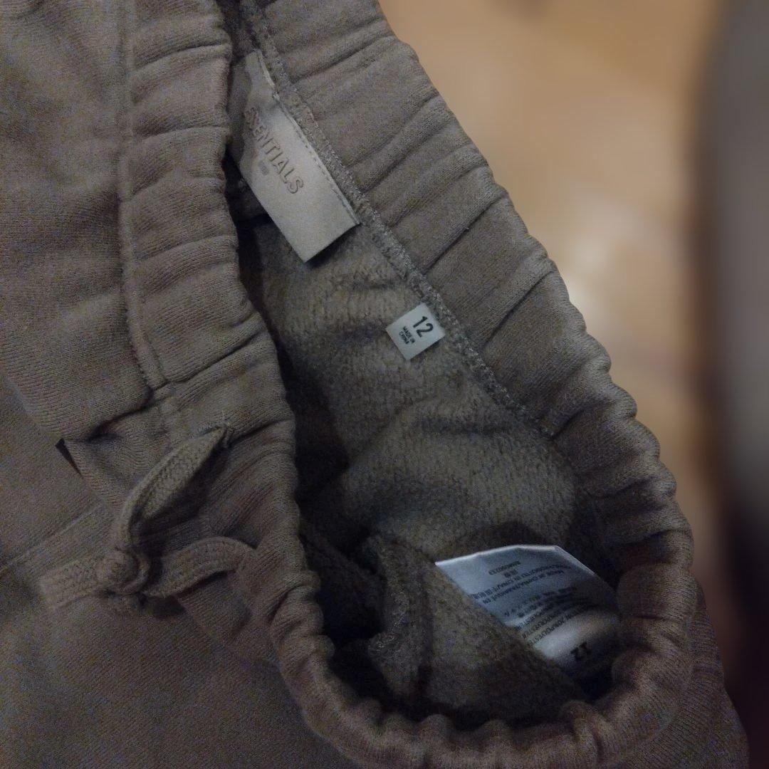 ESSENTIALS フード付きスウェットセット グレー