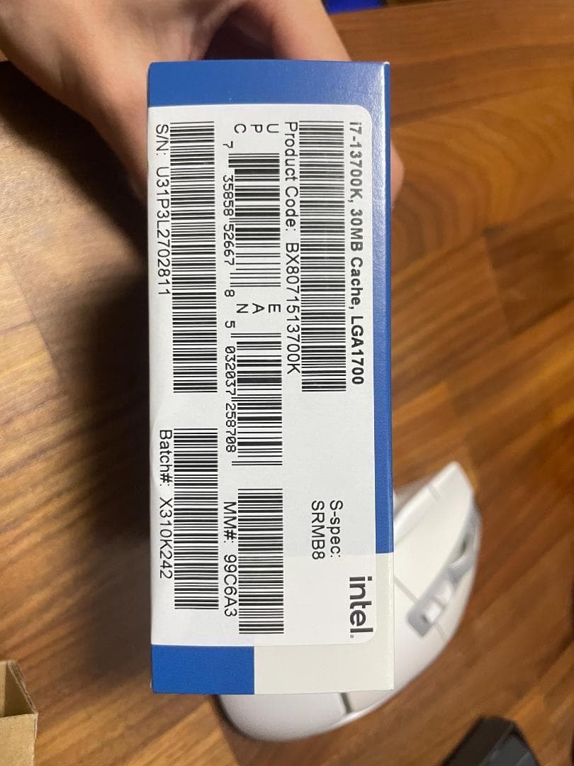 Corei7-13700K + MSI Z690 WIFI(DDR5) セット