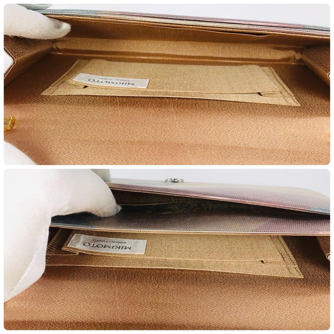 極美品　MIKIMOTO ミキモト クラッチバッグ　和装バッグ　パール　着物