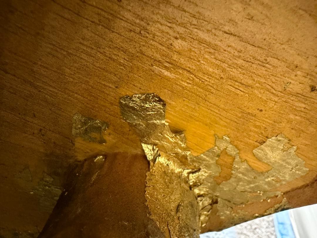 西洋アンティーク 大型ミラー 金彩装飾 ウォールミラー 店舗什器 鏡