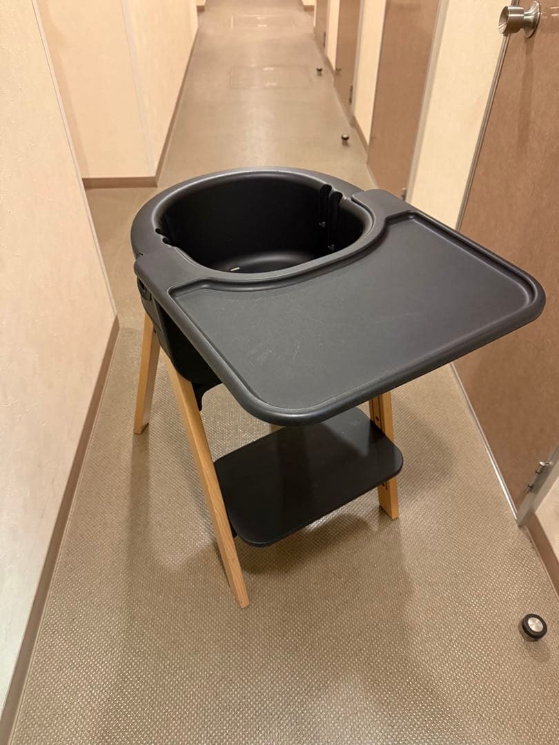 Stokke (ストッケ) ステップス ベビーチェア ブラック ナチュラル