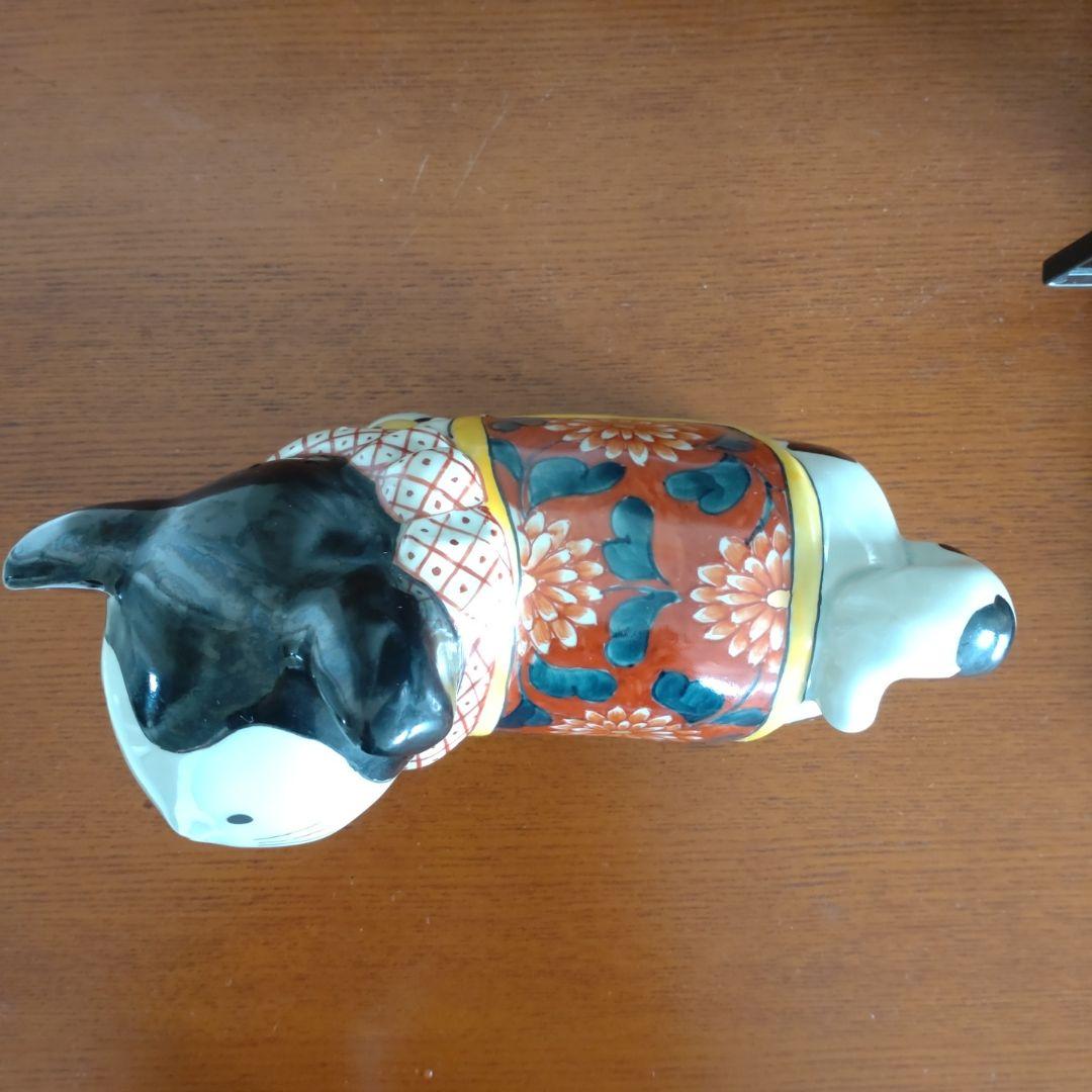 有田焼 円左エ門窯　張子戌（はりこいぬ ）安産祈願