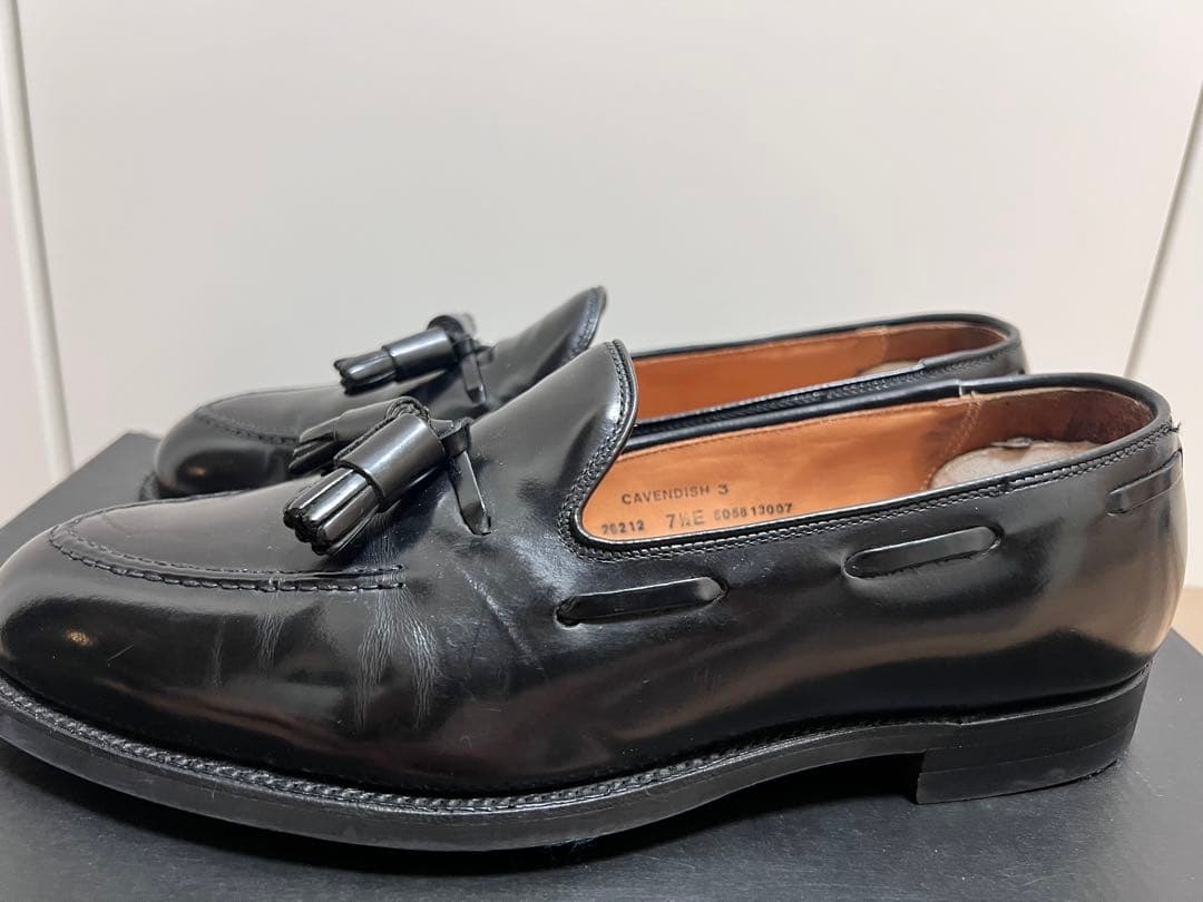 CROCKETT & JONES ブラックローファー