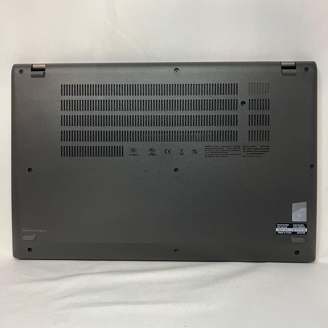 極美品 ThinkPad L15 Gen3 第12世代 i5 8GB 256GB
