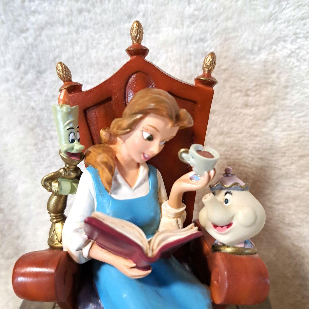【美品】ディズニー 　美女と野獣オルゴール　アンティーク