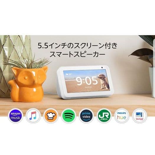 Amazon Echo Show 5 サンドストーン　白　ホワイト