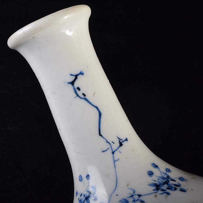 瀬戸焼　古瀬戸　染付　花文瓶　M　R7809B