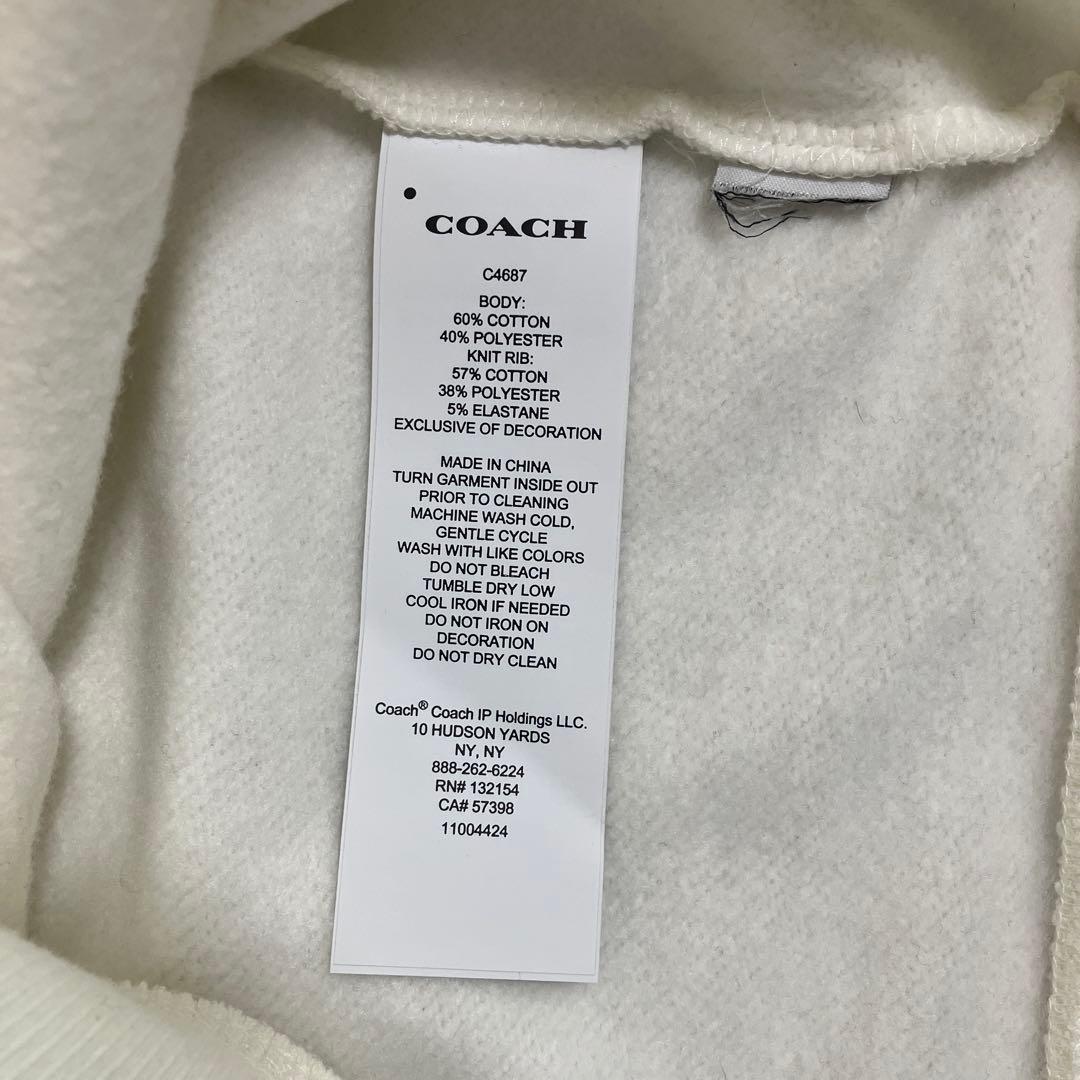COACH スウェット トレーナー白