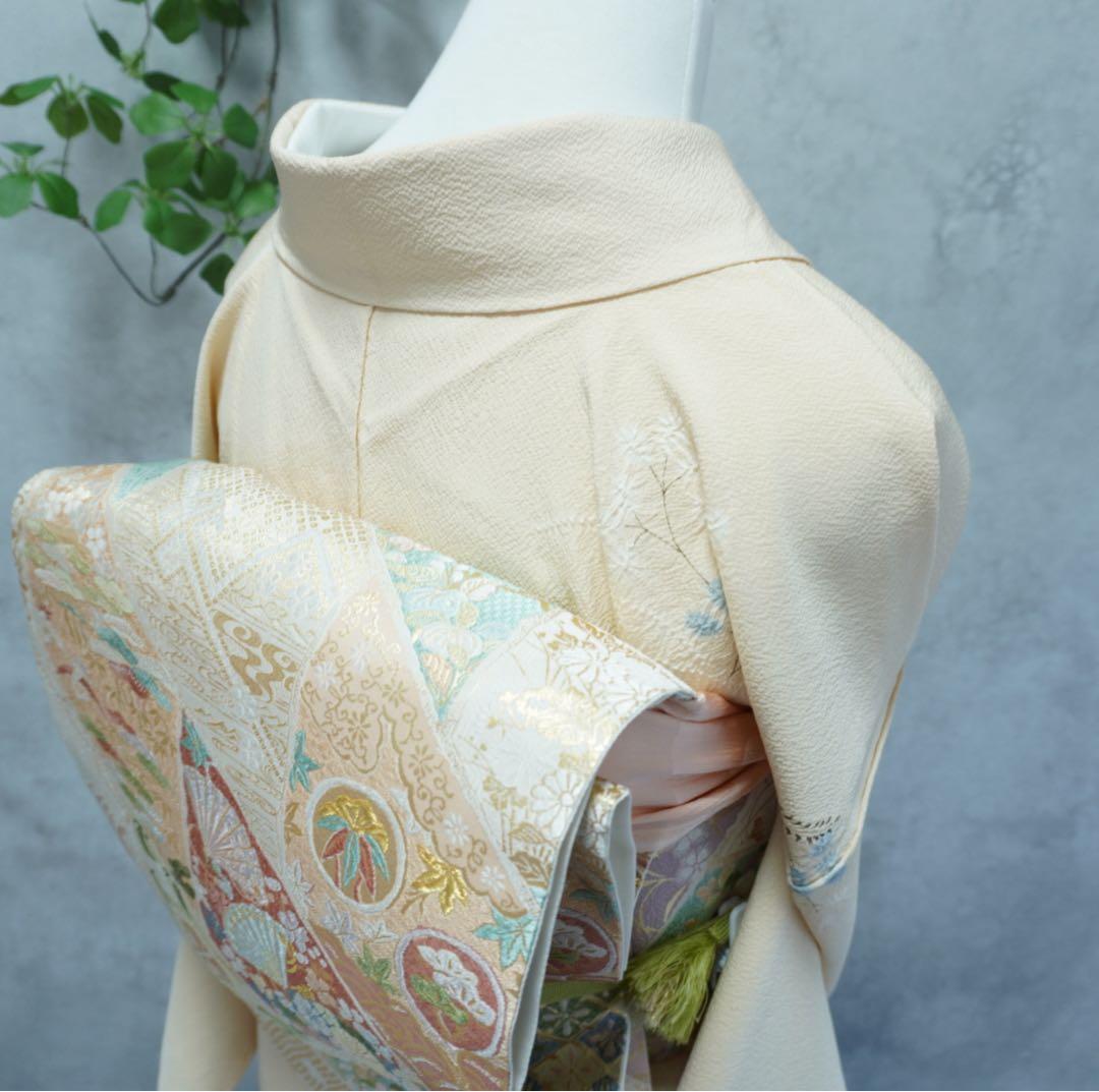 るんじゅ⭐︎訪問着フルセット　滝泰　正絹263 お宮参り