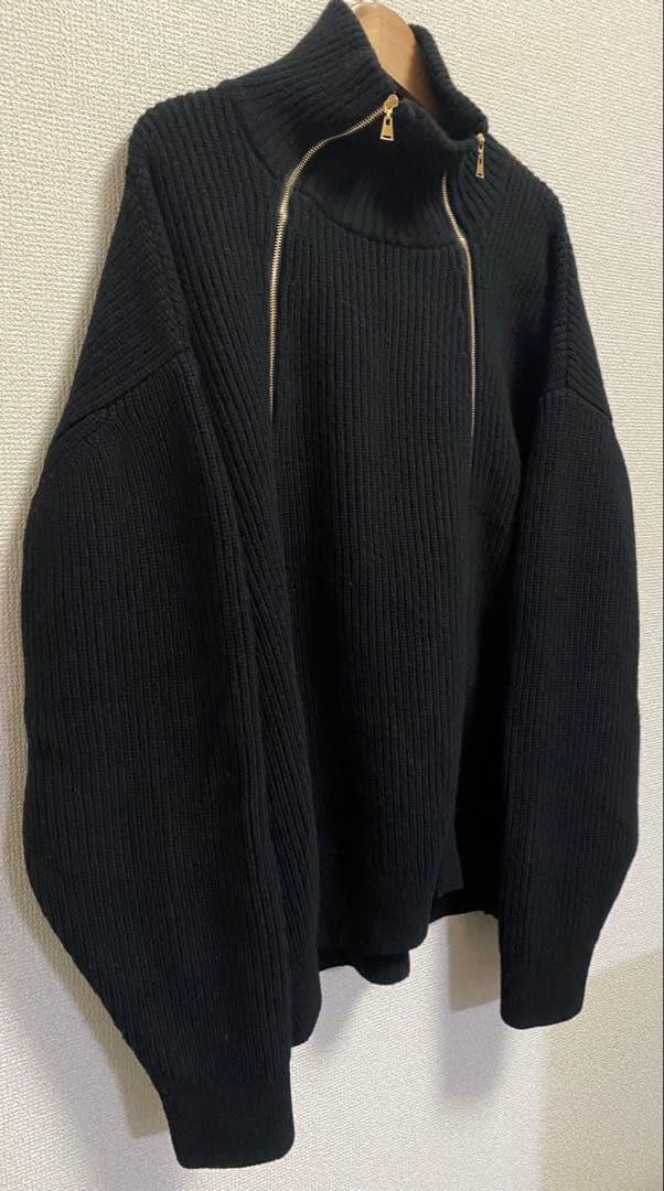 トップス CULLNI Double Zip High Neck Knit