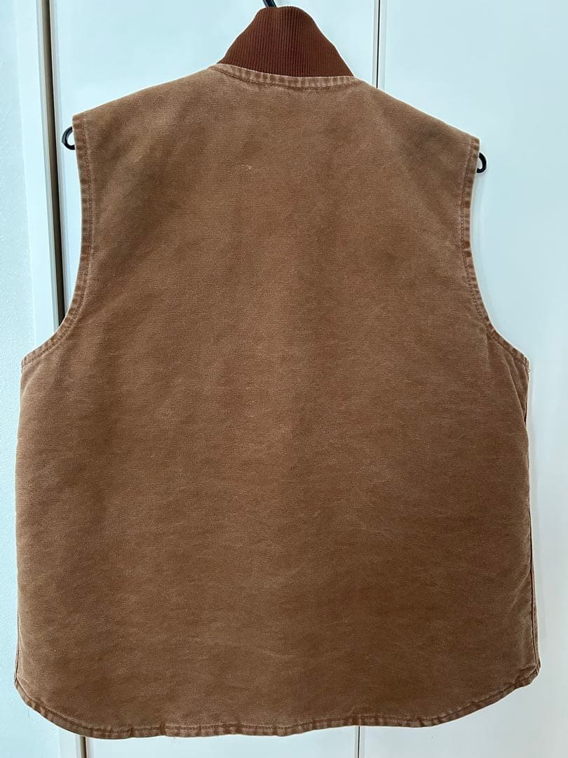 【美品】Carhartt ダックベスト V02 Mサイズ BRN 90's