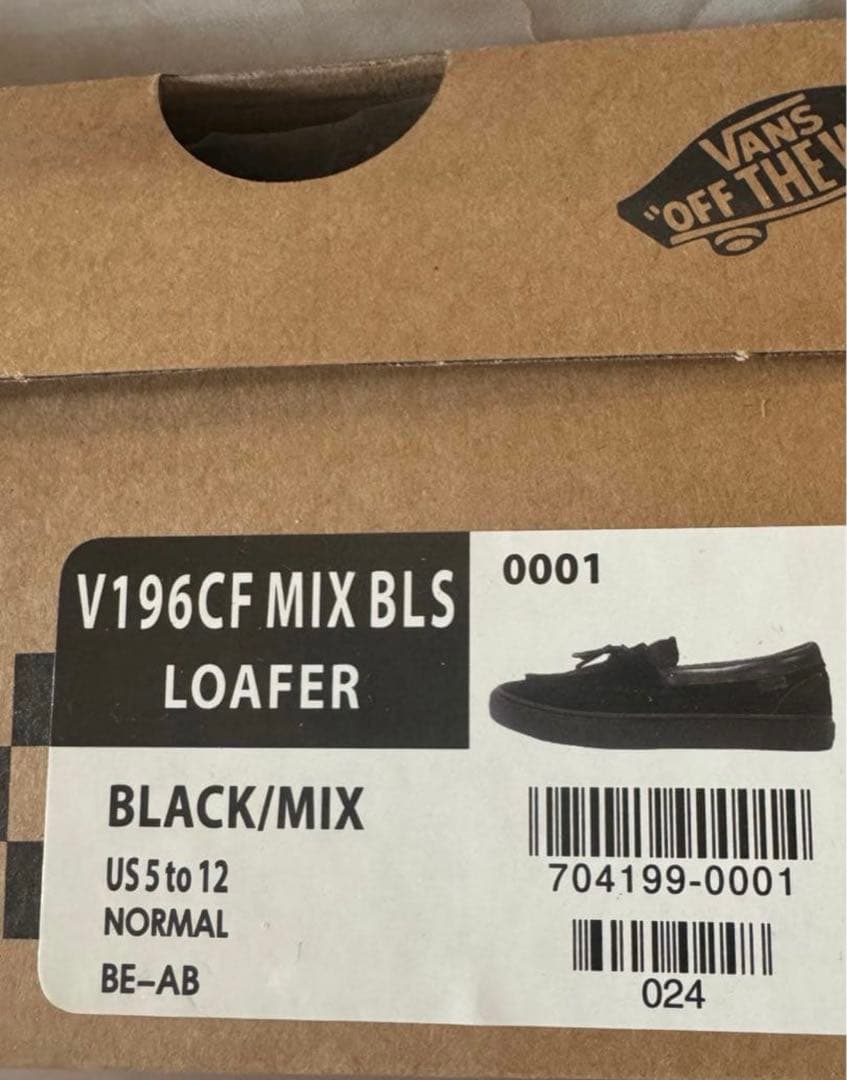 靴 Vans Loafer Year of the Horse 30cm Black