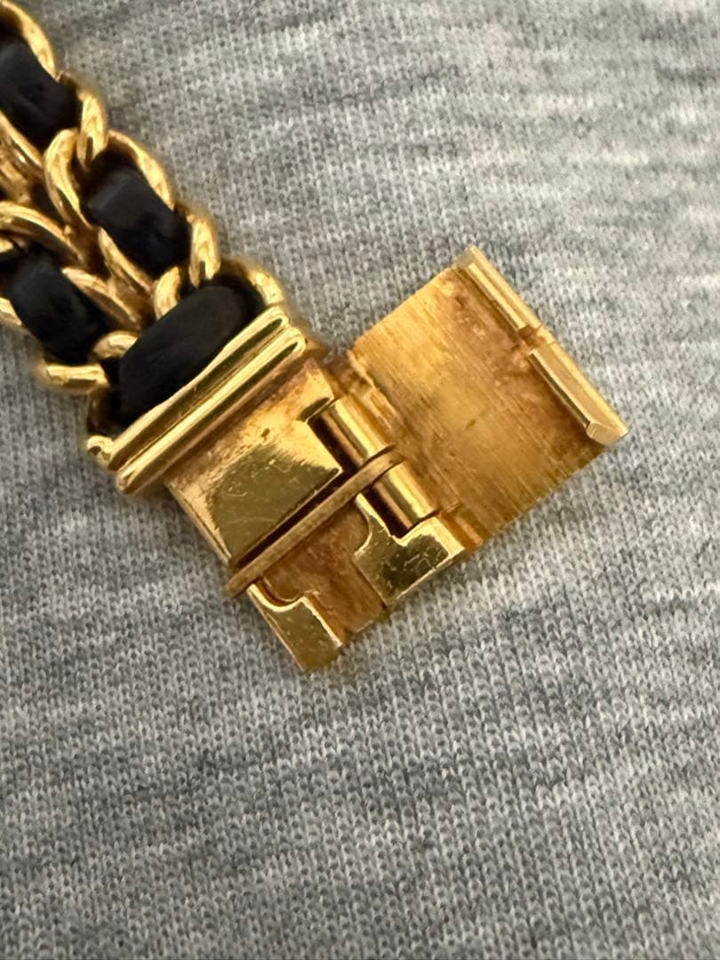 【CHANEL】シャネル プルミエール ブラック ゴールド　腕時計 レディース