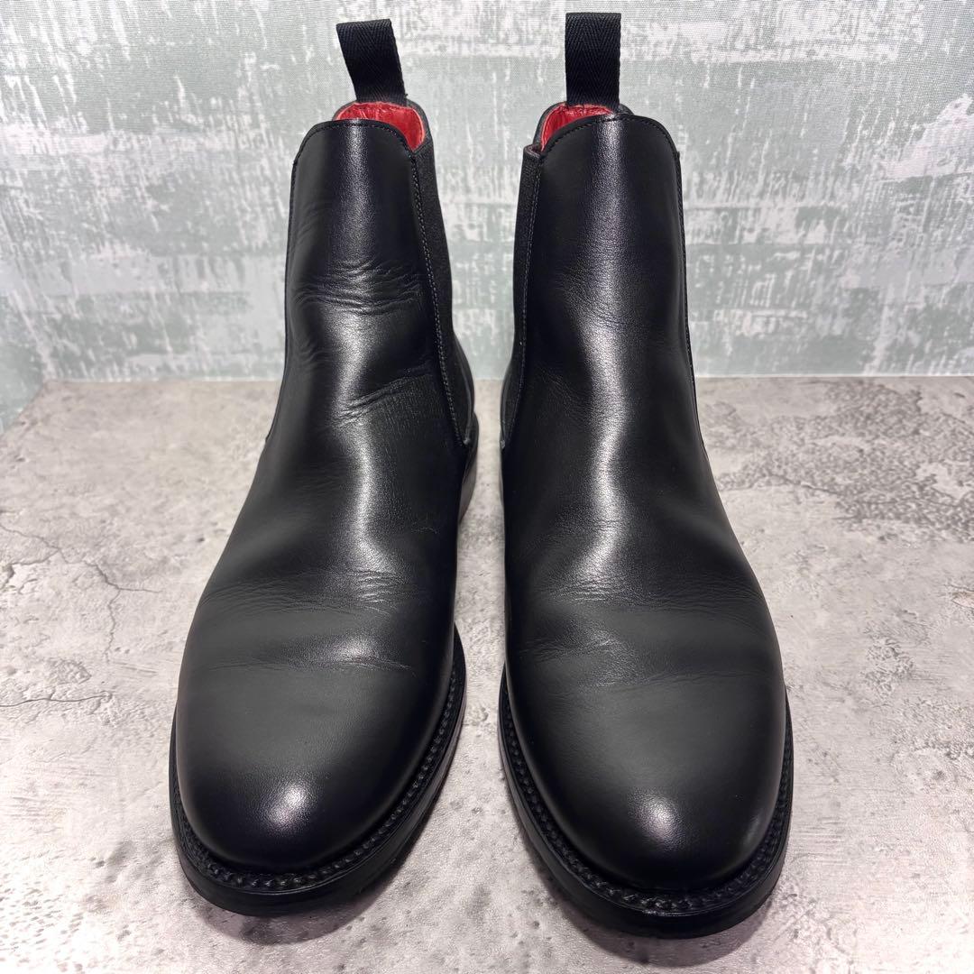 【パンダ！】サンダース SANDERS サイドゴアブーツ 黒 8.5