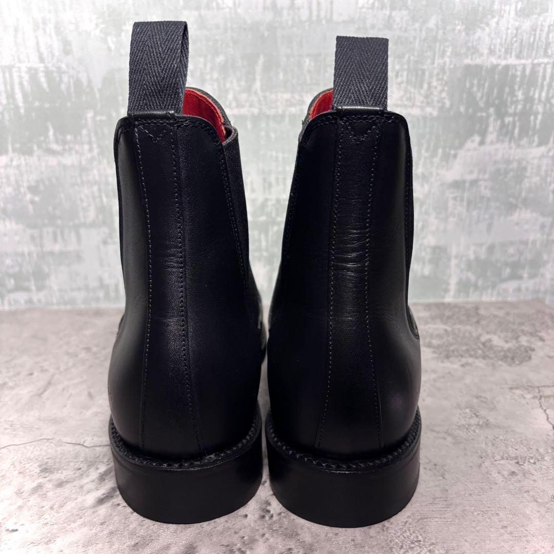 【パンダ！】サンダース SANDERS サイドゴアブーツ 黒 8.5